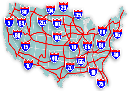 US freeways map